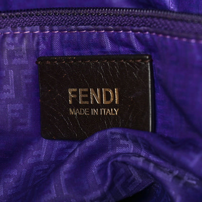 Fendi Zucca Spalmati Medium Roll Tote Tobacco Viola 7 of 10