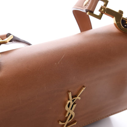 Saint Laurent Calfskin Medium Monogram Sunset Tan 8 of 9