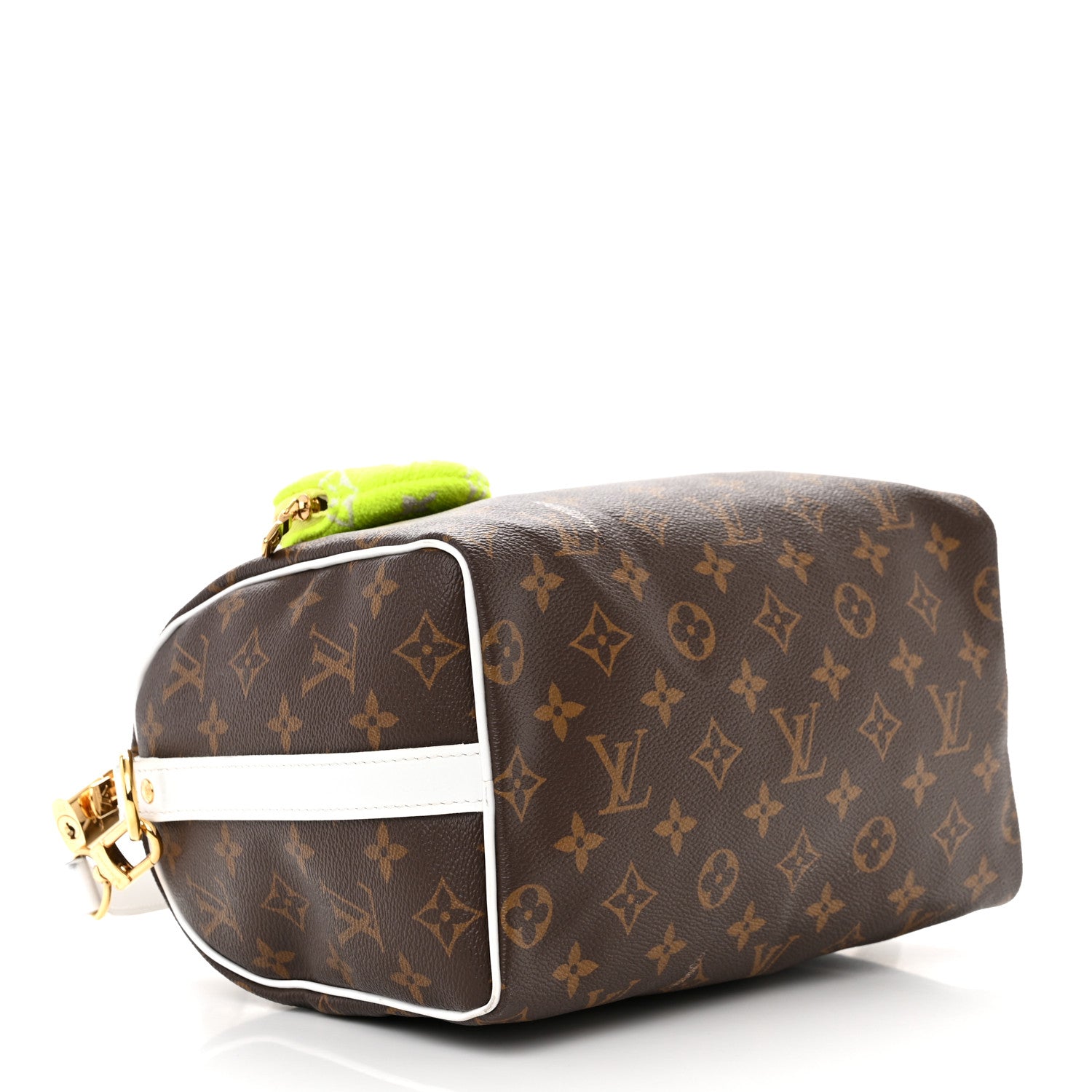 Louis Vuitton Monogram LV Match Speedy Bandouliere 25 White 4 of 15