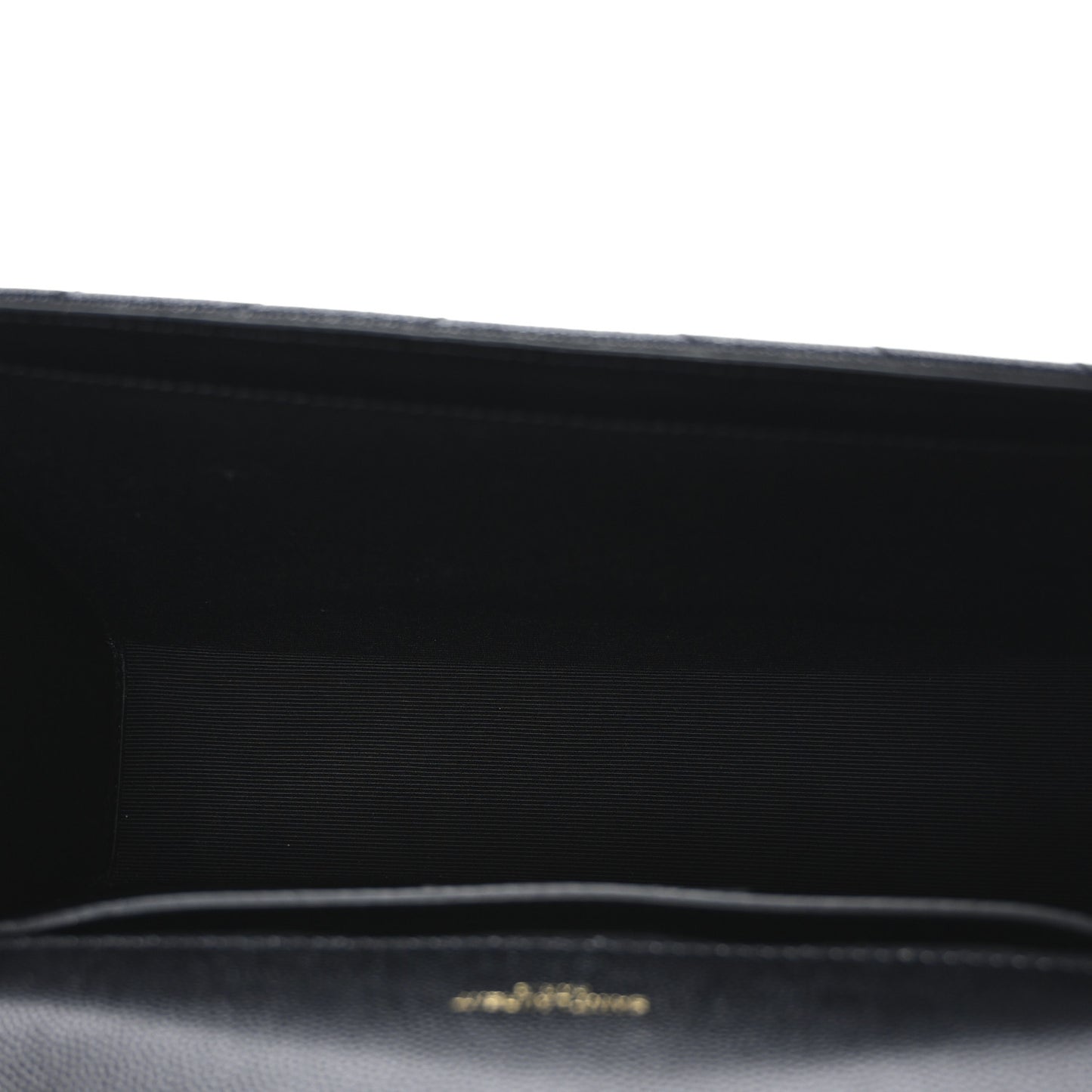 Grain De Poudre Matelasse Chevron Medium Monogram Satchel Black