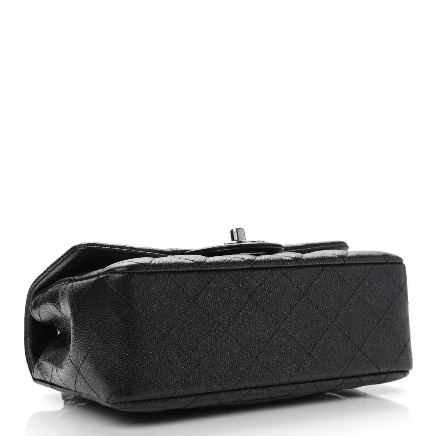 Chanel Iridescent Caviar Quilted Mini Rectangular Flap Black 4 of 11