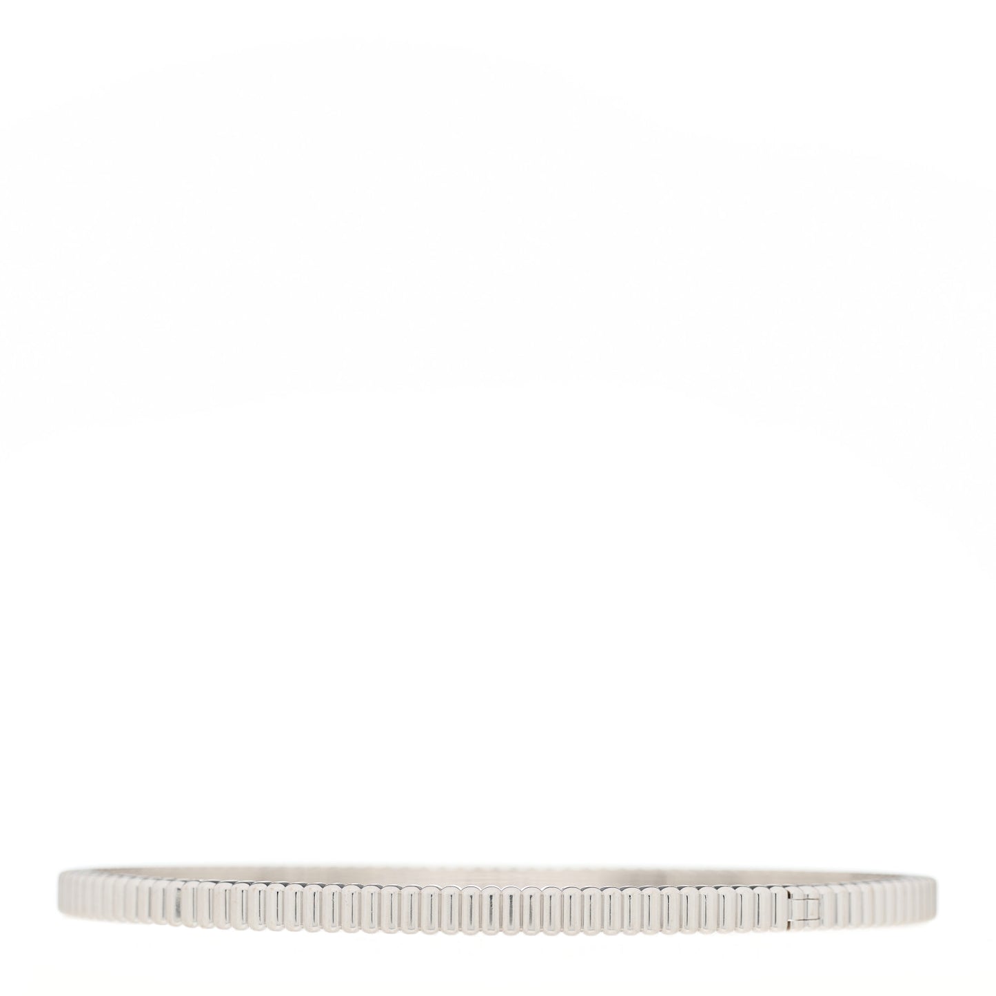 18K White Gold Quatre Grosgrain Bangle Bracelet