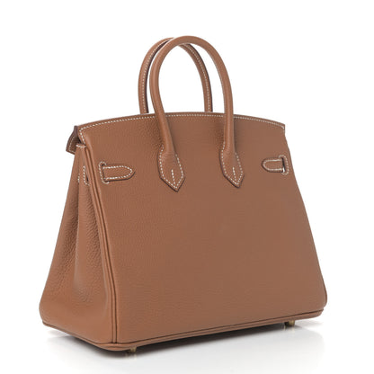 Hermes Togo Birkin 25 Gold 2 of 8