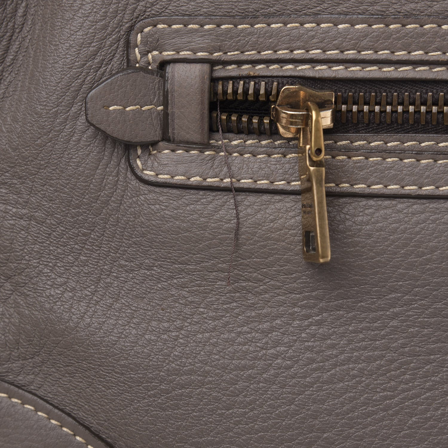 Prada Cervo Deerskin Shoulder Bag Argilla 11 of 13