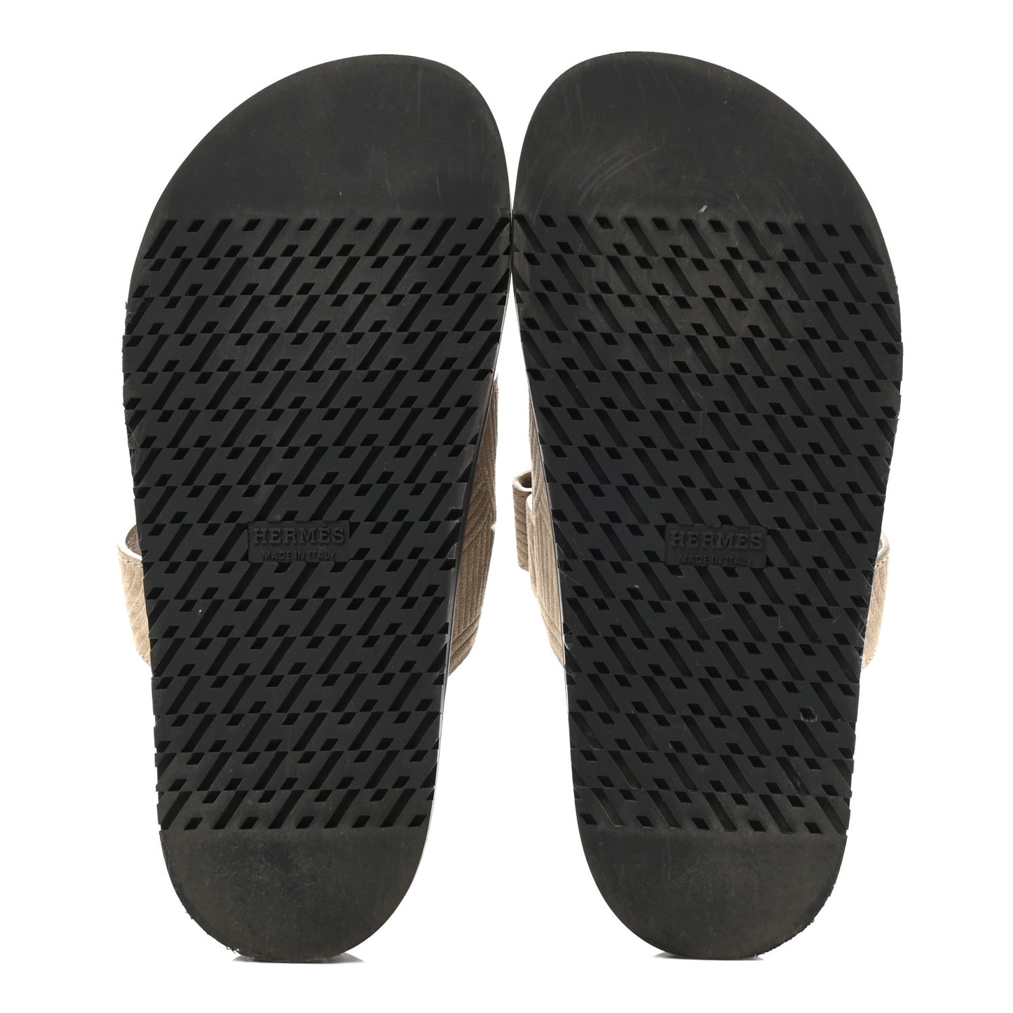 Suede Goatskin Chaine d'Ancre Womens Chypre Sandals 37.5 Beige Sable