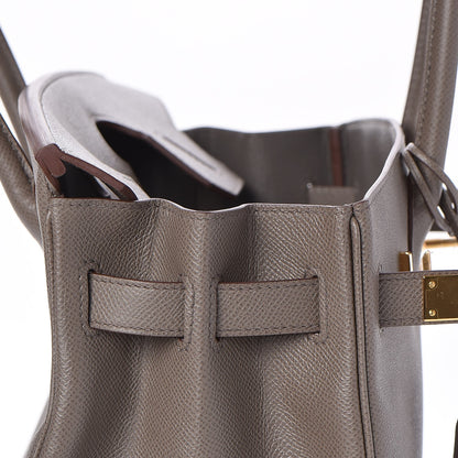 Hermes Epsom Birkin 30 Etain 26 of 35