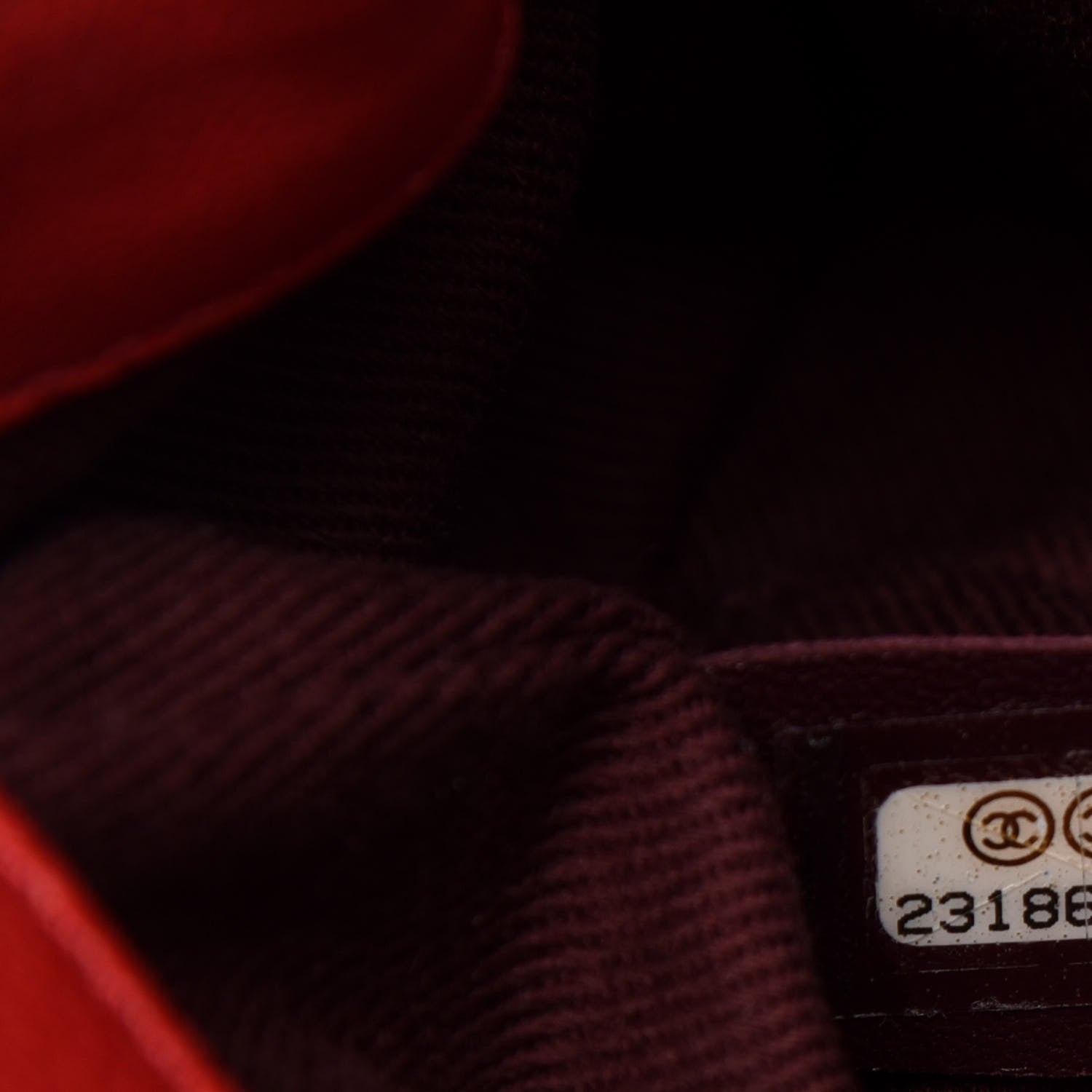 Chanel Shiny Sheepskin Quilted Mini Trapezio Flap Red 7 of 10