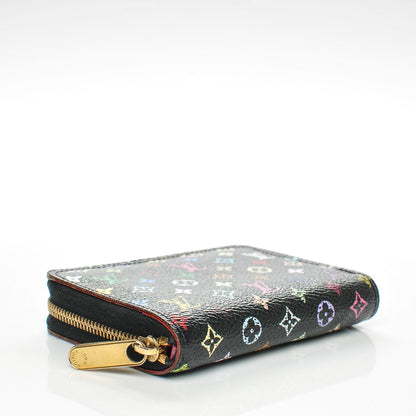 Louis Vuitton Monogram Multicolor Zippy Coin Purse Black Grenade 4 of 8