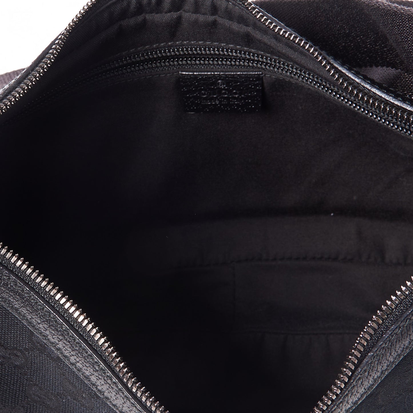 Monogram Medium Half Moon Hobo Black