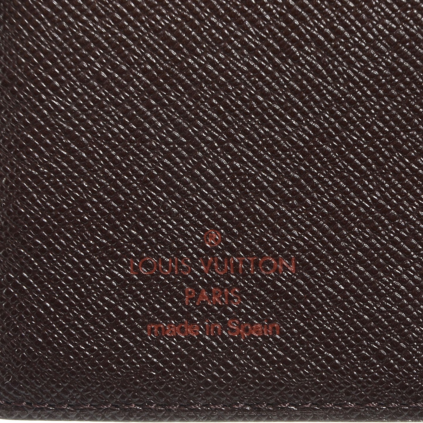 Damier Ebene Small Ring Agenda Cover