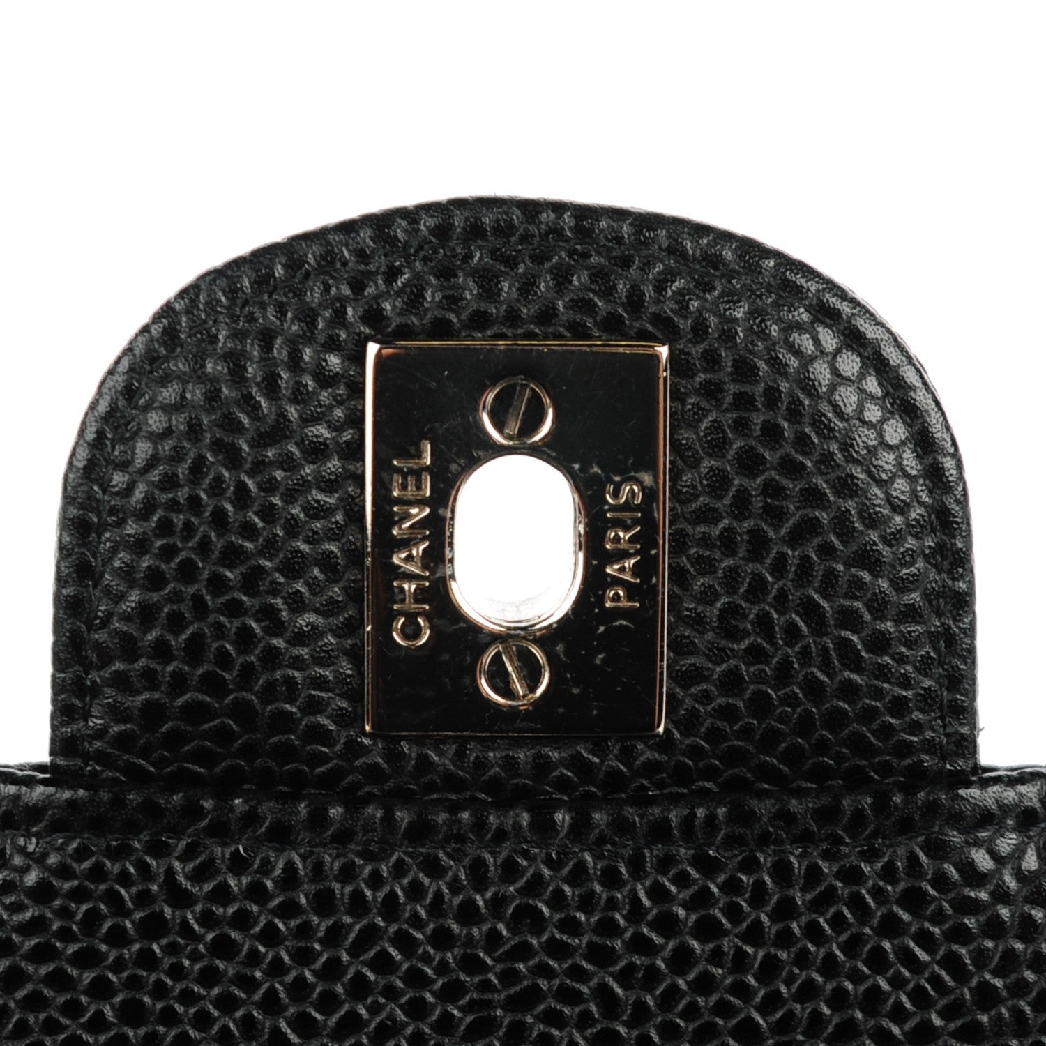 Chanel Caviar Quilted Medium Double Flap Black 8 of 8