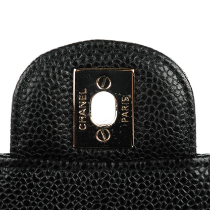 Chanel Caviar Quilted Medium Double Flap Black 8 of 8