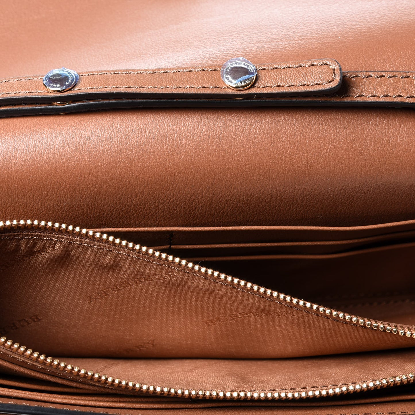 Calfskin Horseferry Check Henley Wallet On Chain Tan