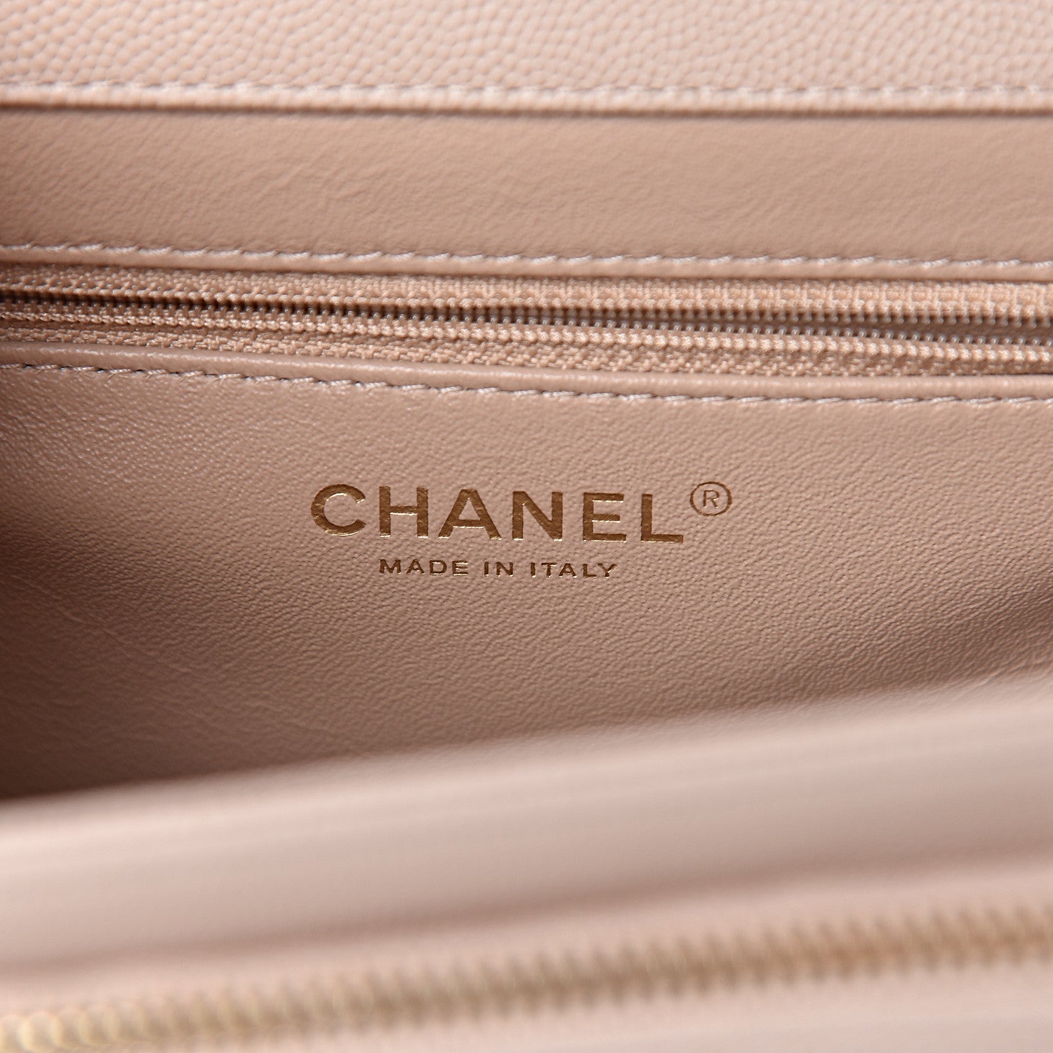 Chanel Caviar Quilted Small Business Affinity Flap Beige 6 of 12
