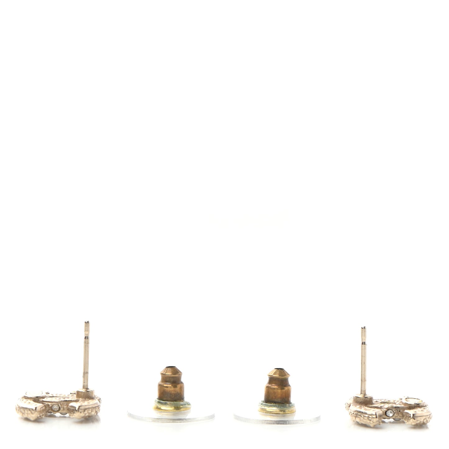Pearl CC Earrings Gold