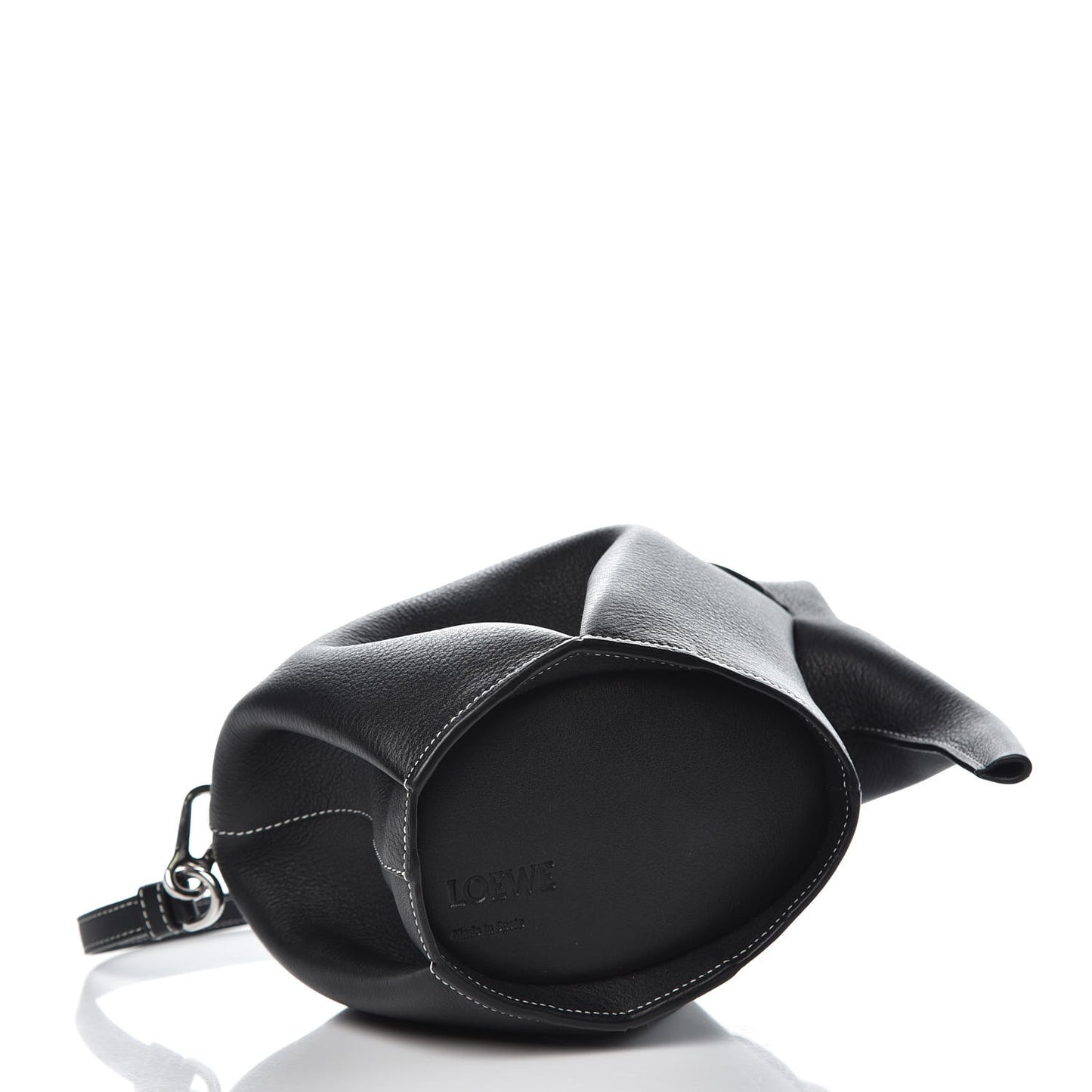 Calfskin Mini Elephant Crossbody Bag Black