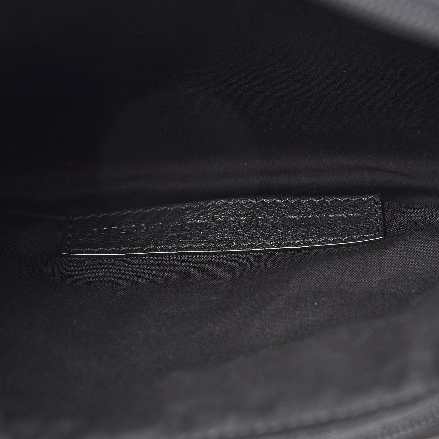 Calfskin Everyday Logo Belt Bag Black