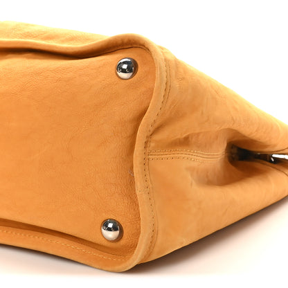 Chanel Ultra Soft Suede Calfskin Natural Beauty Tote Yellow 10 of 10