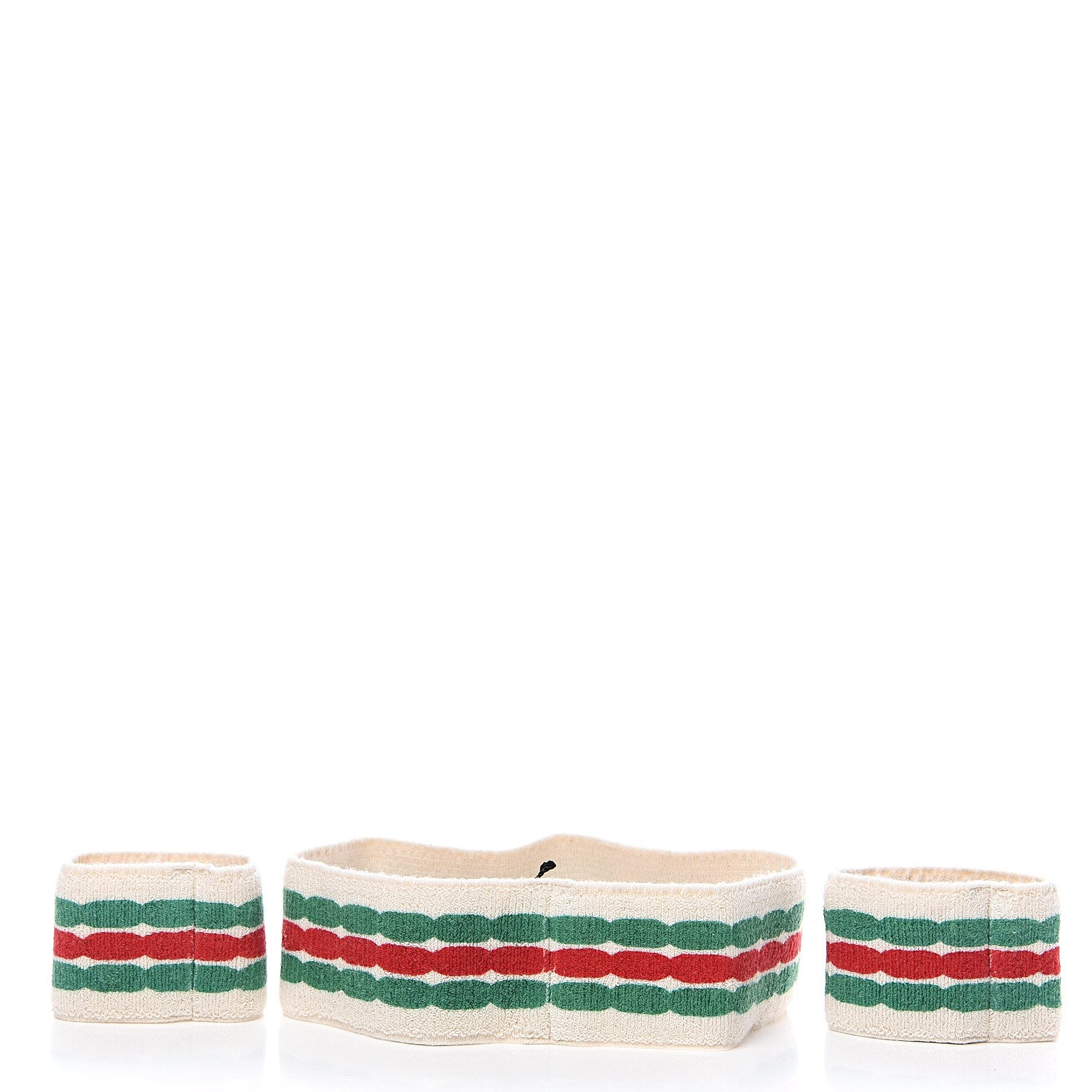 Gucci Cotton Interlocking G Headband and Wrist Set M Multicolor 2 of 4