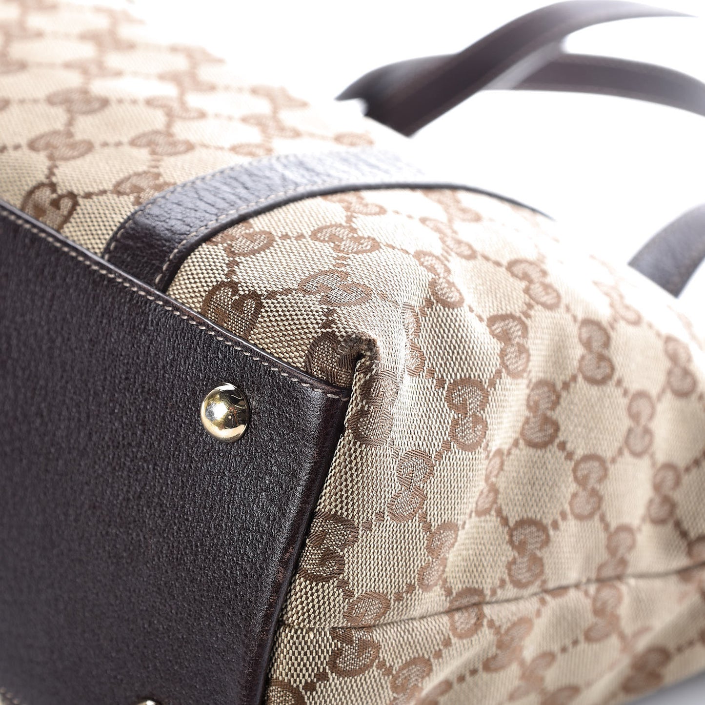Monogram Medium Abbey Tote Brown