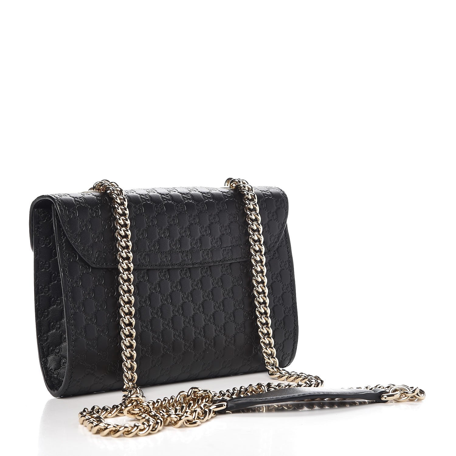 Gucci Microguccissima Mini Emily Shoulder Bag Black 3 of 7