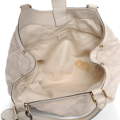 Gucci Guccissima Medium Sukey Tote Mystic White 5 of 12