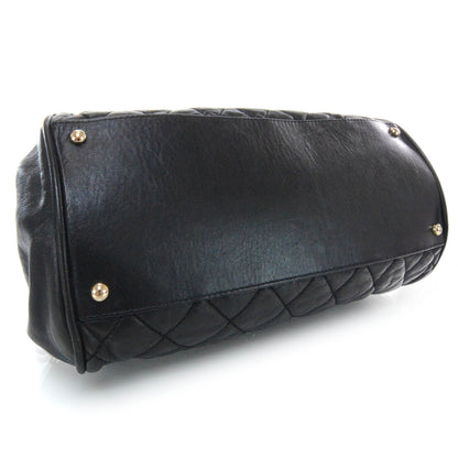 Chanel Distressed Lambskin Lady Braid Bowler Black 4 of 10