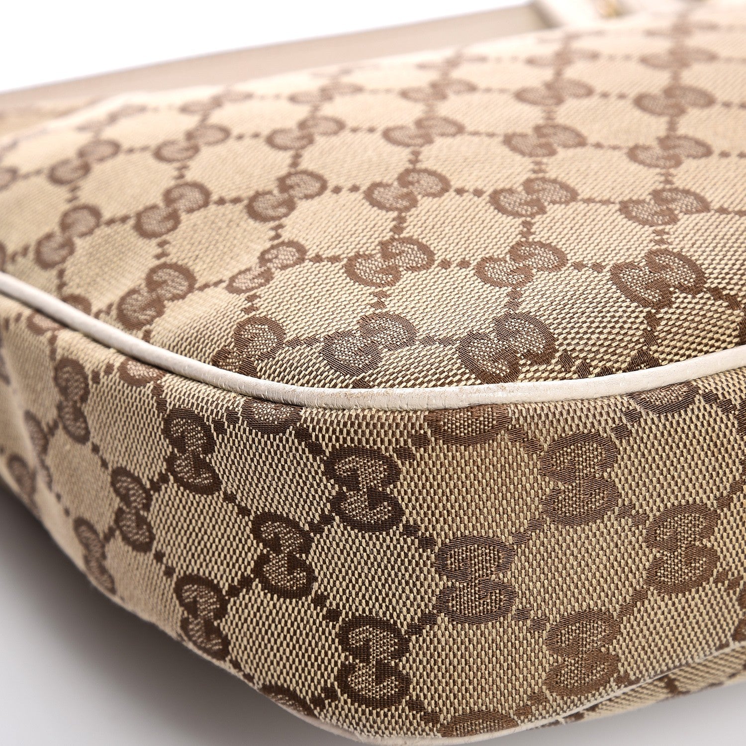 Gucci Monogram Medium Charmy Hobo Off White 10 of 12
