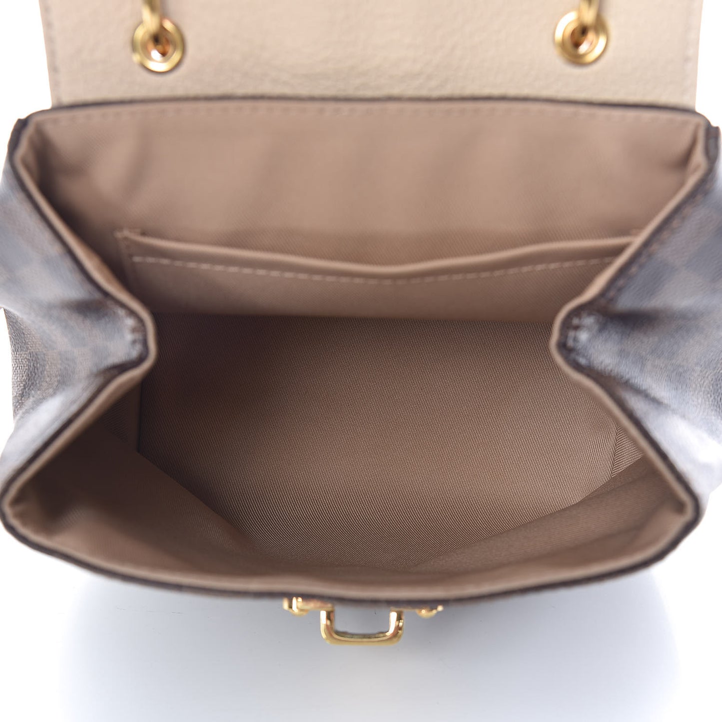 Damier Ebene Clapton Backpack Creme
