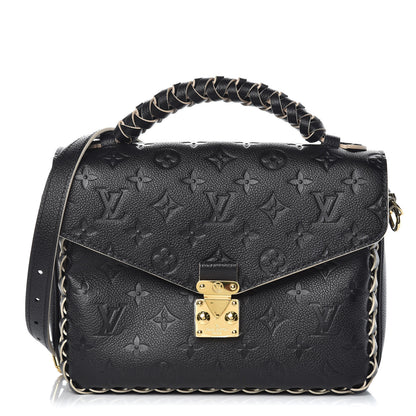 Louis Vuitton Empreinte Braided Pochette Metis Black 1 of 10