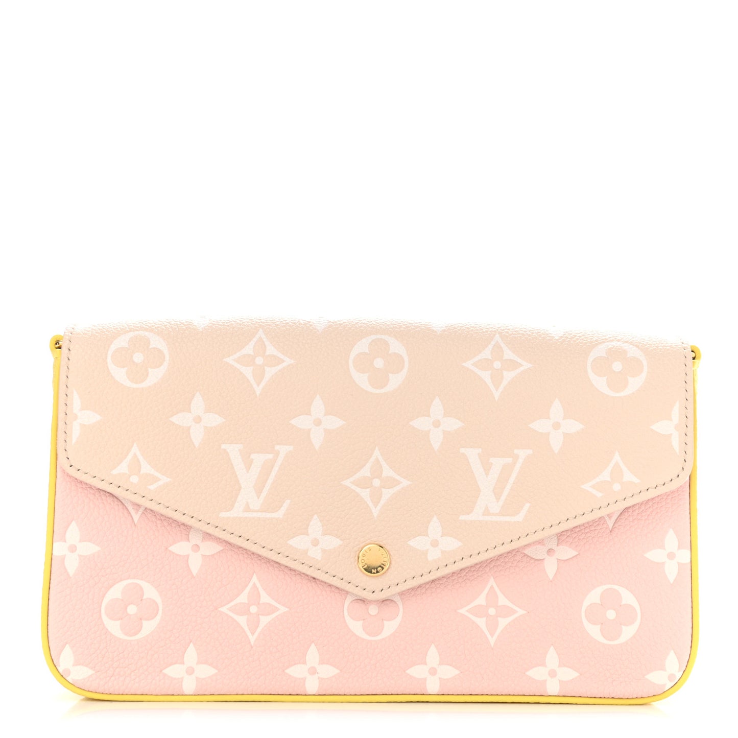 Empreinte Spring in the City Felicie Pochette Chain Wallet Pink Beige Yellow