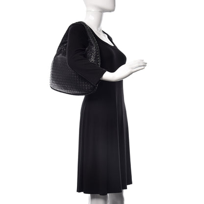 Bottega Veneta Nappa Intrecciato Medium Veneta Hobo Black 2 of 10