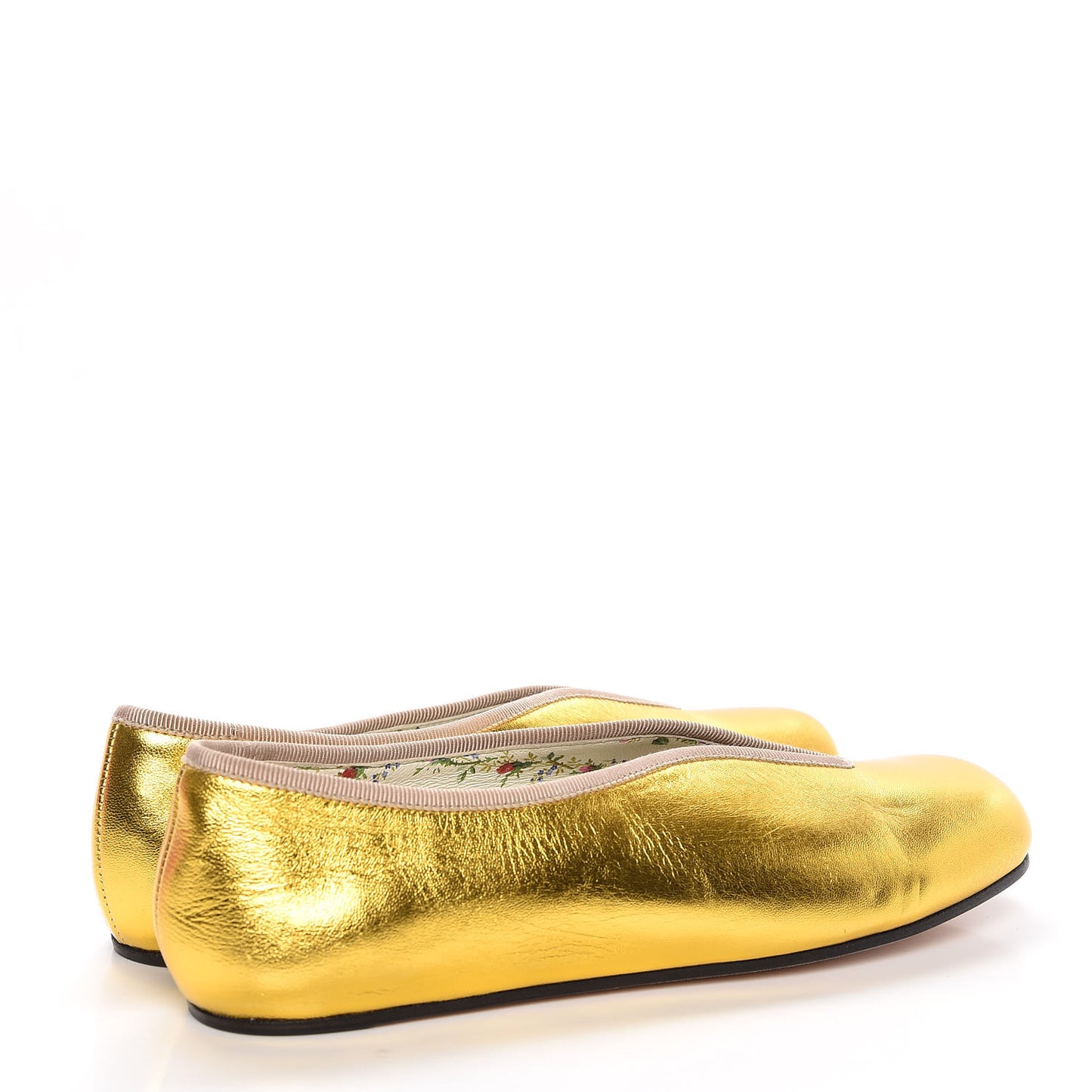 Metallic Nappa Patent Hannelore Detachable Platform Sandals 36 Gold