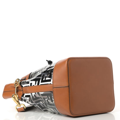 Fendi TPU FF Vitello Aura F is Fendi Grande Mon Tresor Bucket Bag Black Cuoio 4 of 10