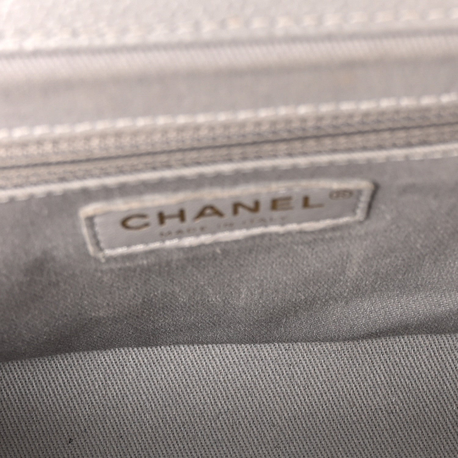 Chanel Caviar Quilted Medium Business Affinity Flap Grey 5 of 10