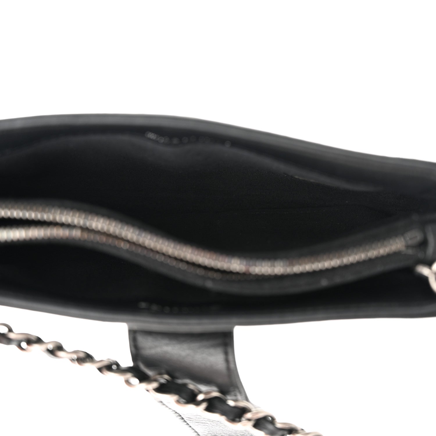 Chanel Metallic Galuchat Stingray Lambskin Mini Clutch With Removable Chain Black 5 of 11