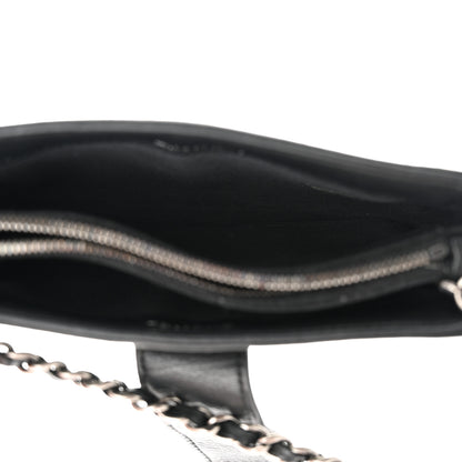 Chanel Metallic Galuchat Stingray Lambskin Mini Clutch With Removable Chain Black 5 of 11