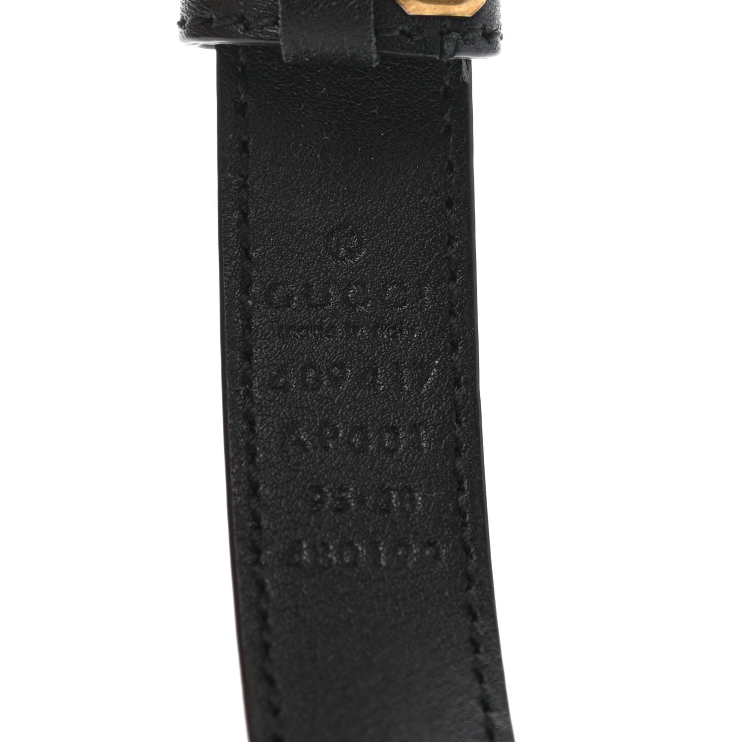 Gucci Calfskin Double G 20mm Belt 95 38 Black 5 of 5