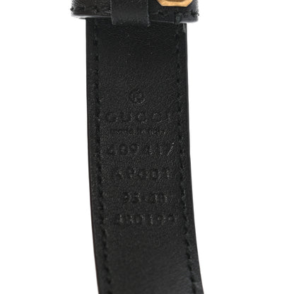Gucci Calfskin Double G 20mm Belt 95 38 Black 5 of 5