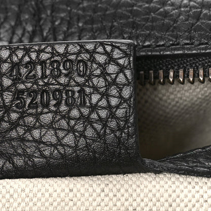 Gucci Calfskin Small GG Marmont Top Handle Bag Black 8 of 13