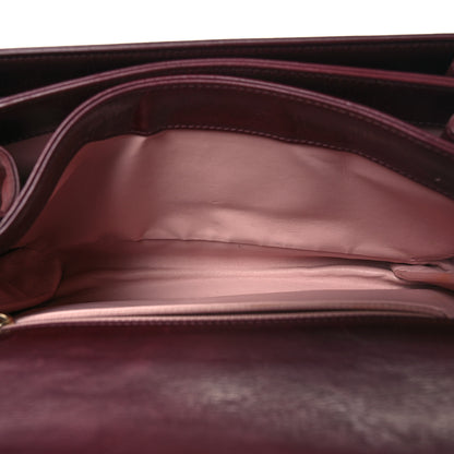 Chanel Iridescent Calfskin Quilted Small Straight Lined Flap Red 7 of 16