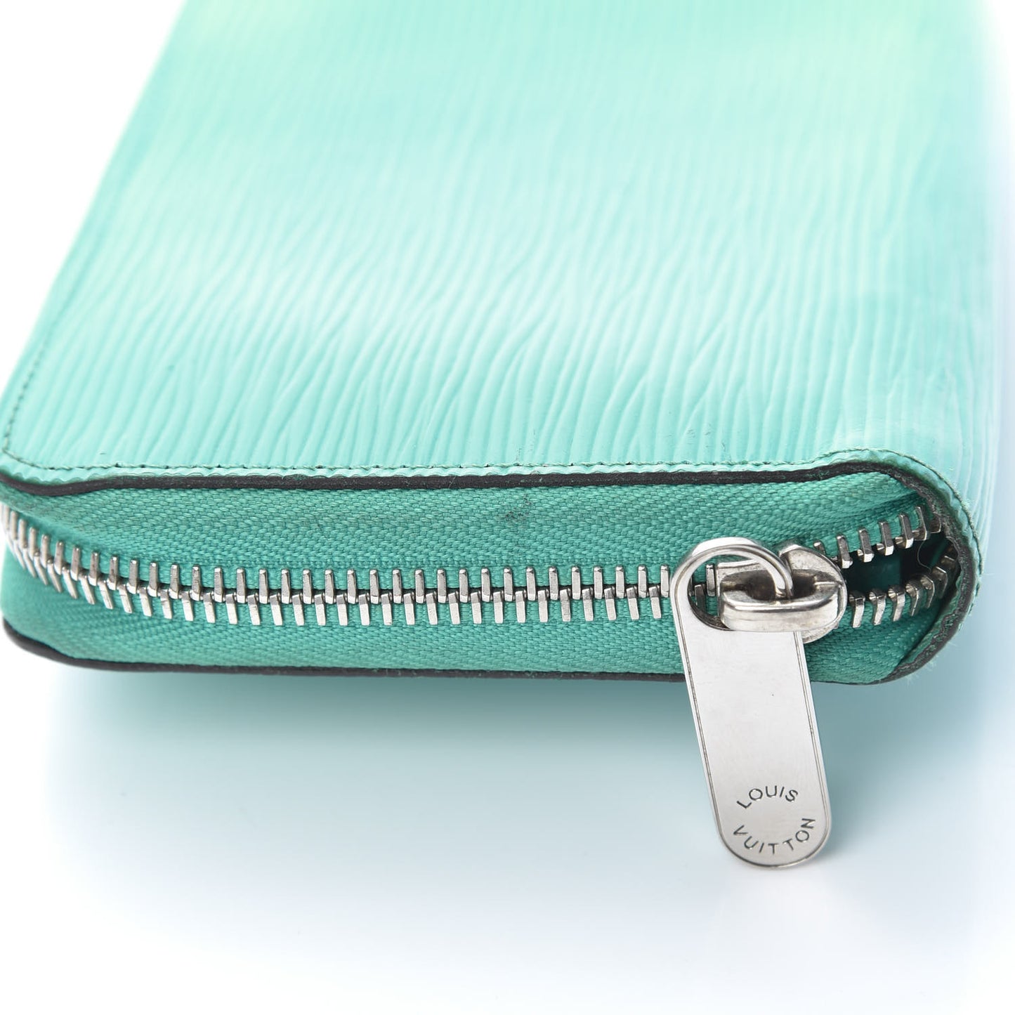 Epi Zippy Wallet Turquoise