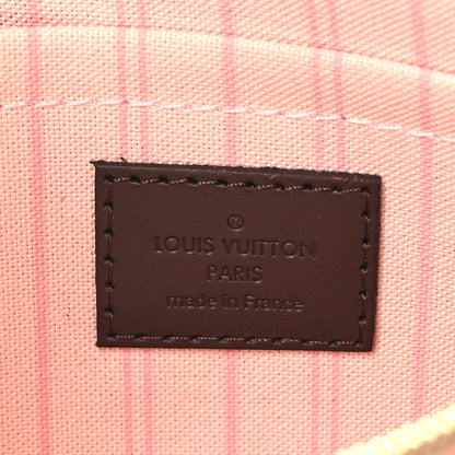 Louis Vuitton Damier Ebene Neverfull MM GM Pochette Rose Ballerine 6 of 6