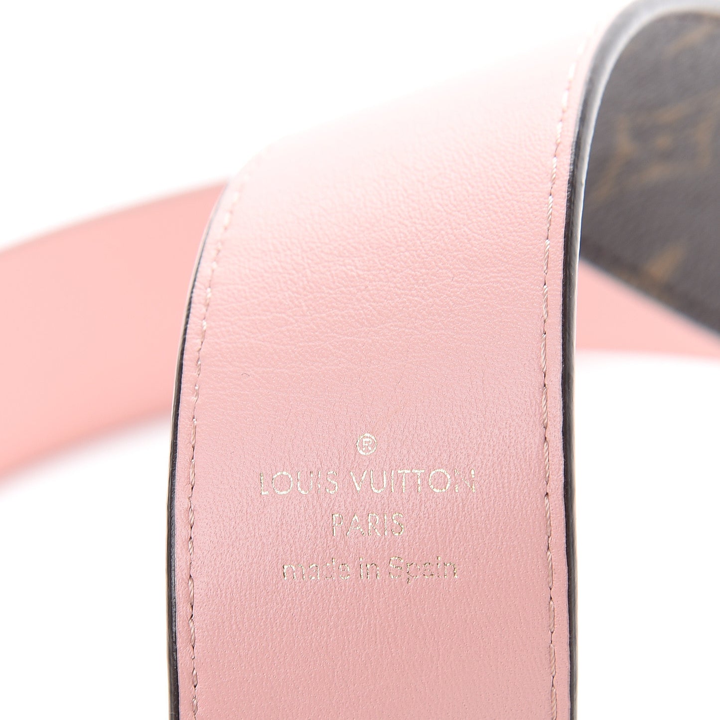 Monogram Bandouliere Shoulder Strap Rose Poudre