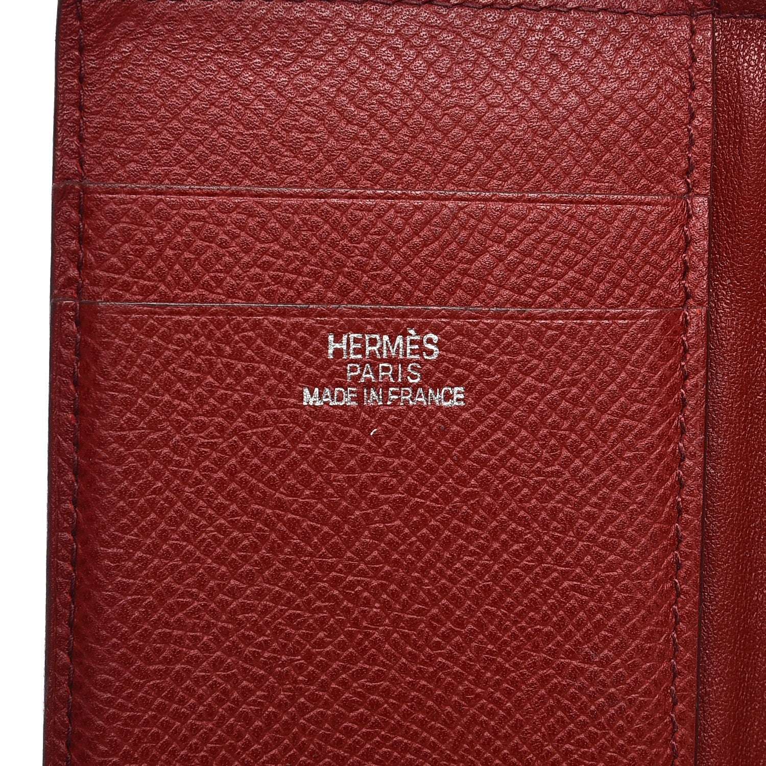 Hermes Epsom Card Case Rouge Vif 6 of 11