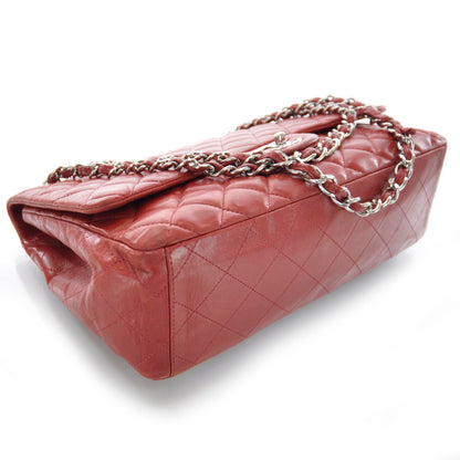 Chanel Lambskin Jumbo Single Flap Red 4 of 9