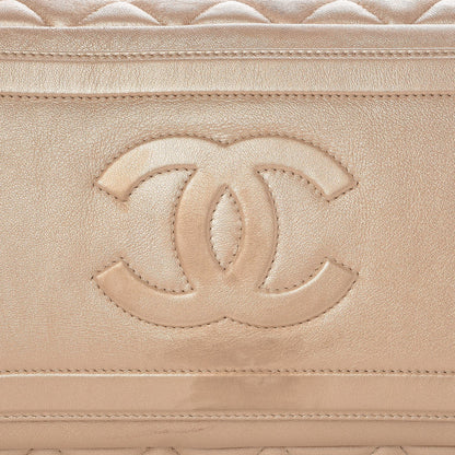 Chanel Lambskin Coco Cocoon Bowler Light Gold 8 of 8