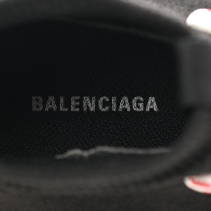 Balenciaga Neoprene Knit Womens Speed Lace Up Sneakers 35.5 Black Red 7 of 8