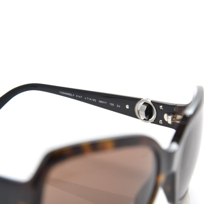 Chanel Square CC Sunglasses 5147 Tortoise 6 of 8
