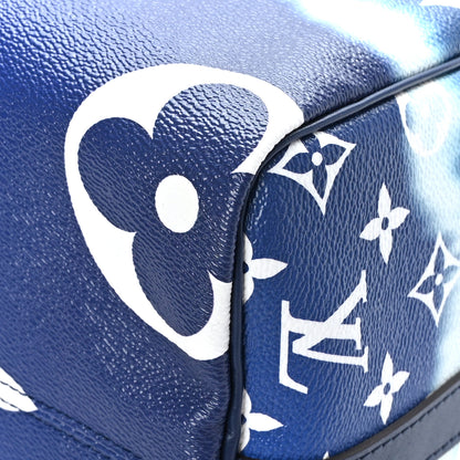 Louis Vuitton Monogram Escale Speedy Bandouliere 30 Blue 9 of 11